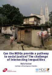Can the MDGs provide a pathway to s...