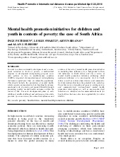 Mental Health Promotion initiatives...